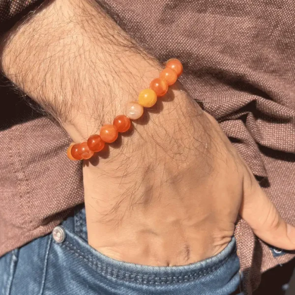 Carnelian-Stability Energy Bracelet