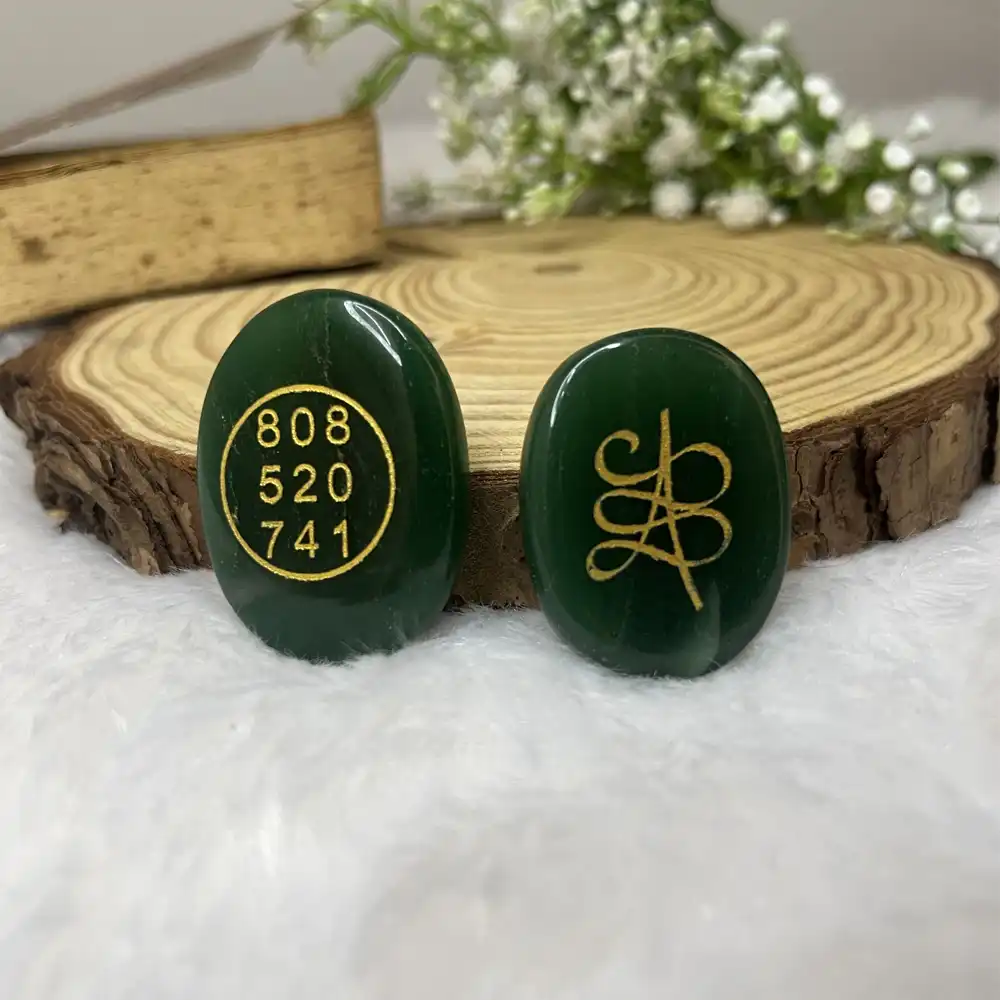 Green Jade Zibu Coin