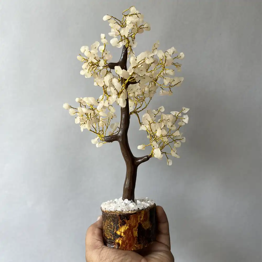 Rose Quartz Crystal Tree