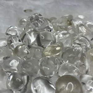 clear-quartz tumble stones