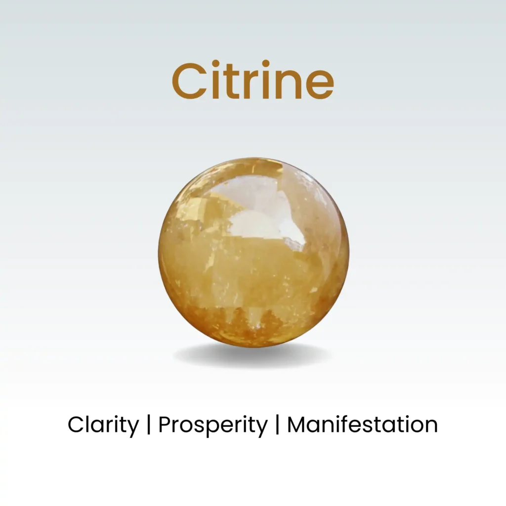 citrine for decoration