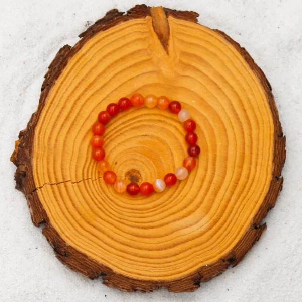 Carnelian-Stability Energy Bracelet